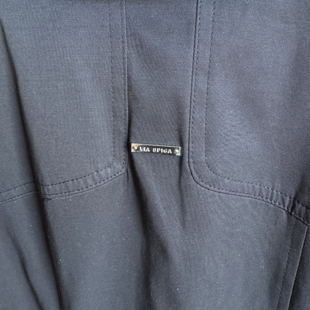 VIA SPIGA Navy Trench Coat in XS - Picture 8 of 13